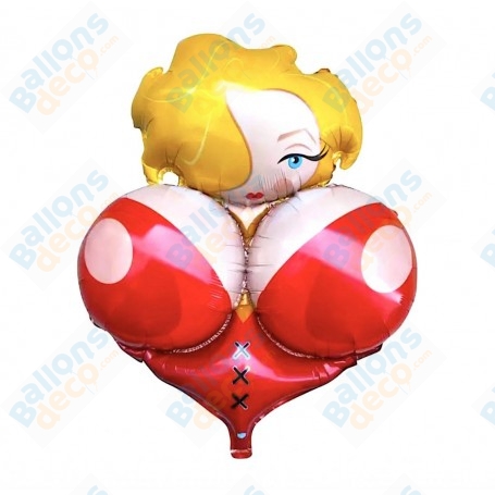 Ballon Femme Sexy Blonde Gros Seins