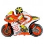 Ballon Moto De Course Rouge