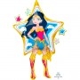 Ballon Wonder Woman Étoiles Cartoon Disney