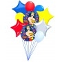 Ballons Wonder Woman en Grappe Disney