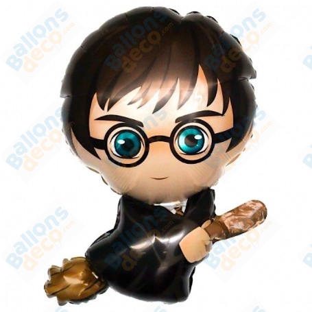 Ballon Harry Potter Sur Son Balais, décoration ballon Anniversaire.