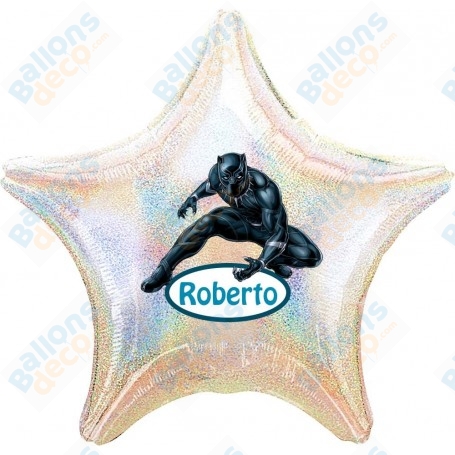Ballon Black Panthère Personnalisable Marvel