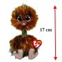 Peluche Autruche Marron Ty