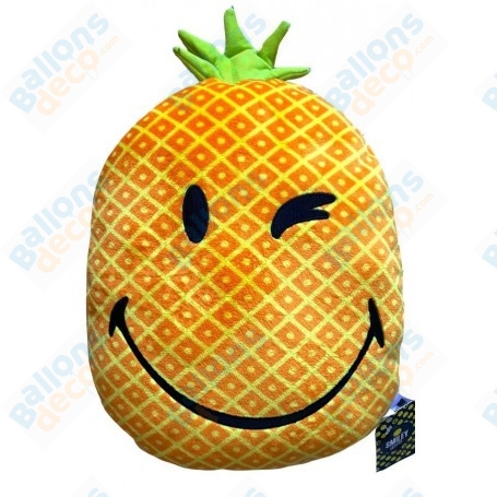 Peluche Ananas Smiley Coussin