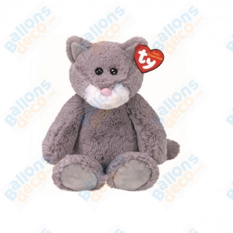 Peluche Chat Gris Ty