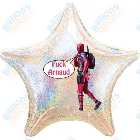 Ballon DeadPool Personnalisable Marvel, décoration ballon anniversaire, Disney.