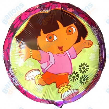 Ballon Dora L'exploratrice 1 Face, Décorations ballons pour anniversaire.