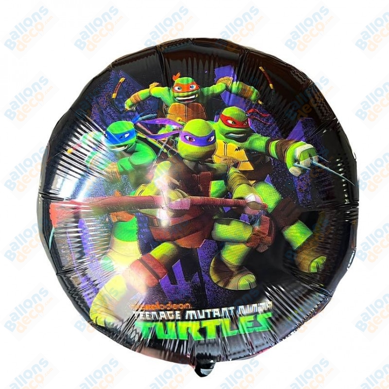 Ballon Tortue Ninja 1 Face - Balloon Ninja Turtles - Ballonsdeco.com