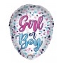 Ballon Bulle Girl or Boy Baby Shower Transparent