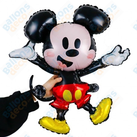 Ballon Mickey Cartoon Happy Air, Décorations ballons pour anniversaire Disney.