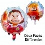 Ballon Alerte Rouge Deux Faces Bleu Disney