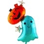 Ballon Fantôme et Citrouille D'Halloween