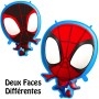 Ballon Spidey Deux Faces Noir et Rouge