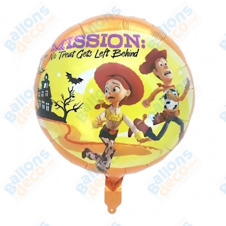 Ballon Woody et Jessy Toy Story D'Halloween, décoration avec des ballons pour Halloween Disney.