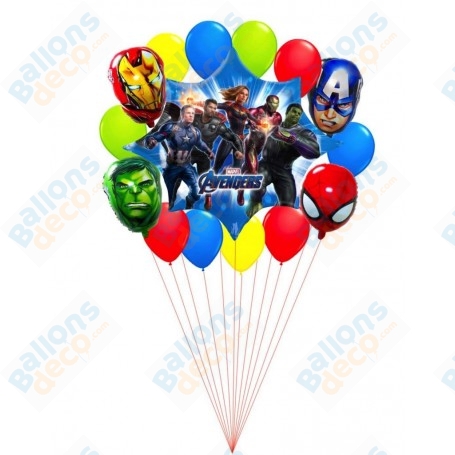 Ballons Avengers Super Héros en Grappe Disney