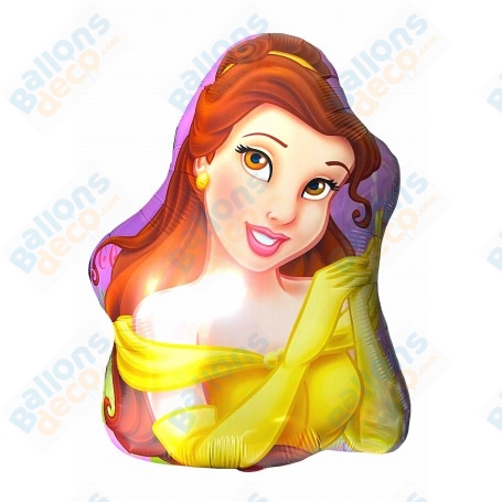 Ballon Princesse Belle Portrait Disney, Décorations ballons pour anniversaire.