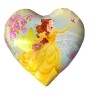 Ballon Princesse Belle Coeur Pastel
