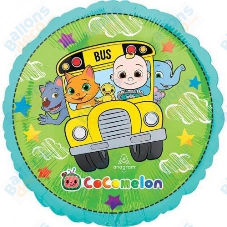 Ballon CoComelon dans le Bus