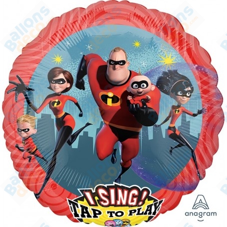 Ballons des Indestructibles Musical Disney Pixar anniversaire, Décorations ballons pour anniversaire.