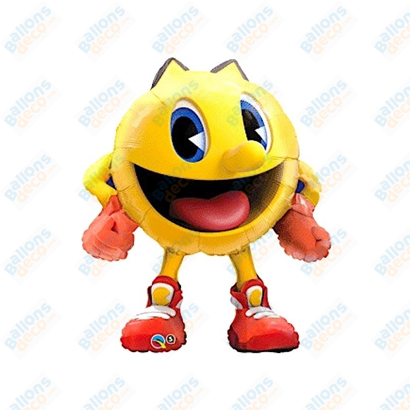 Ballon Pac-Man en Forme - Décoration Ballon Gaming - Ballonsdeco.com