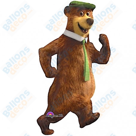 Ballon Yogi L'ours des Forêts, décoration ballon dessin animé.