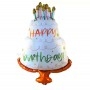 Ballon Gâteaux Happy Birthday Bougies
