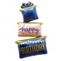 Ballon Cadeaux Cluster Happy Birthday