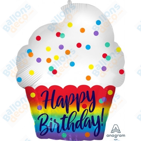 Ballon Gâteau Anniversaire Happy Birthday Junior