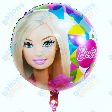 Ballon Barbie Rond Ultra Pop