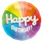 Ballon Arc-en-Ciel Happy Birthday 3D