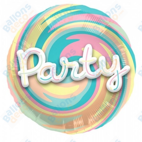 Ballon Party Candy Pastel 3D