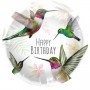 Ballon Colibri Happy Birthday Anniversaire