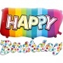 Ballon Nuage Happy Birthday Script 125 cm