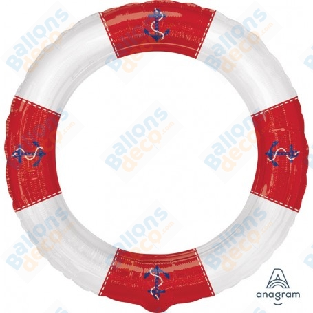 Ballon Bouée Marine Rouge et Blanche Selfie