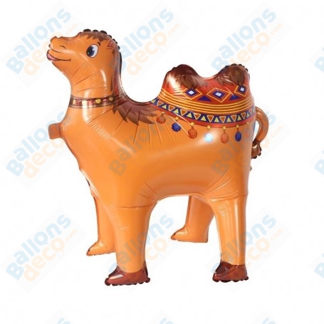 Ballon Chameau 3D Marron, décoration ballon animaux du désert, Aladdin Disney.