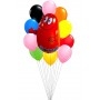 Ballons Barbapapa Rouge en Grappe