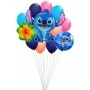 Ballons Stitch en Grappe Fleur Hibiscus Luxe