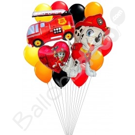 Ballon Helium Anniversaire, 12pcs Ballons Pat Dog Patrouille, Balon Animaux  Aluminium Deco Anniversaire, Ballon Hélium Decoration de Fête pour Enfants