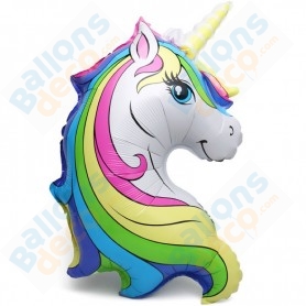 Bouquet de ballons Licorne 33 Po. Et Ballons Arc-en-ciel – Chant-O-Fêtes  Party