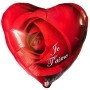 Ballon Coeur Rose Rouge Je T'aime St Valentin
