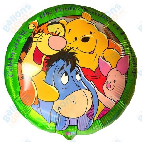 Ballon Winnie L'ourson et ses Amis Disney, Décorations ballons pour anniversaire.