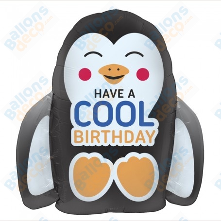 Ballon Have A Cool Birthday Pinguin