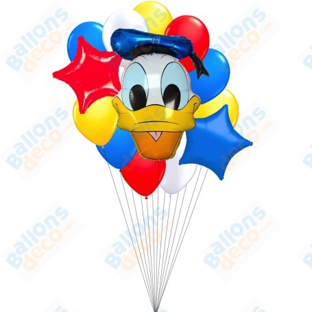 Ballons Donald Duck Vintage Rare en Grappe Disney, Décorations ballons pour anniversaire.