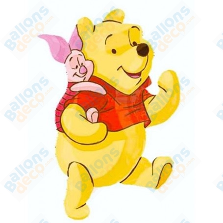 Ballon Winnie L'Ourson et Porcinet Disney, Décorations ballons pour anniversaire.