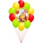 Ballons Winnie L'Ourson en Grappe Disney