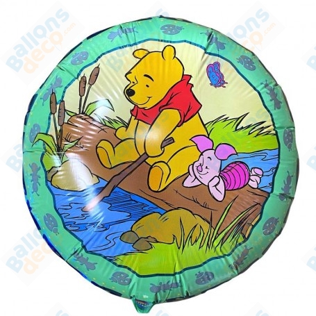 Ballon Winnie L'Ourson Rivière Vintage Disney, Décorations ballons pour anniversaire.