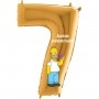 Ballon Les Simpson Homer Chiffre Sept