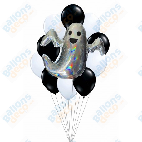 Ballons Fantôme Holographique en Grappe