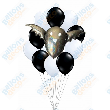 Chauve-Souris Holographique Noir en Grappe