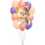 Ballons Linabell Chat Disney en Grappe